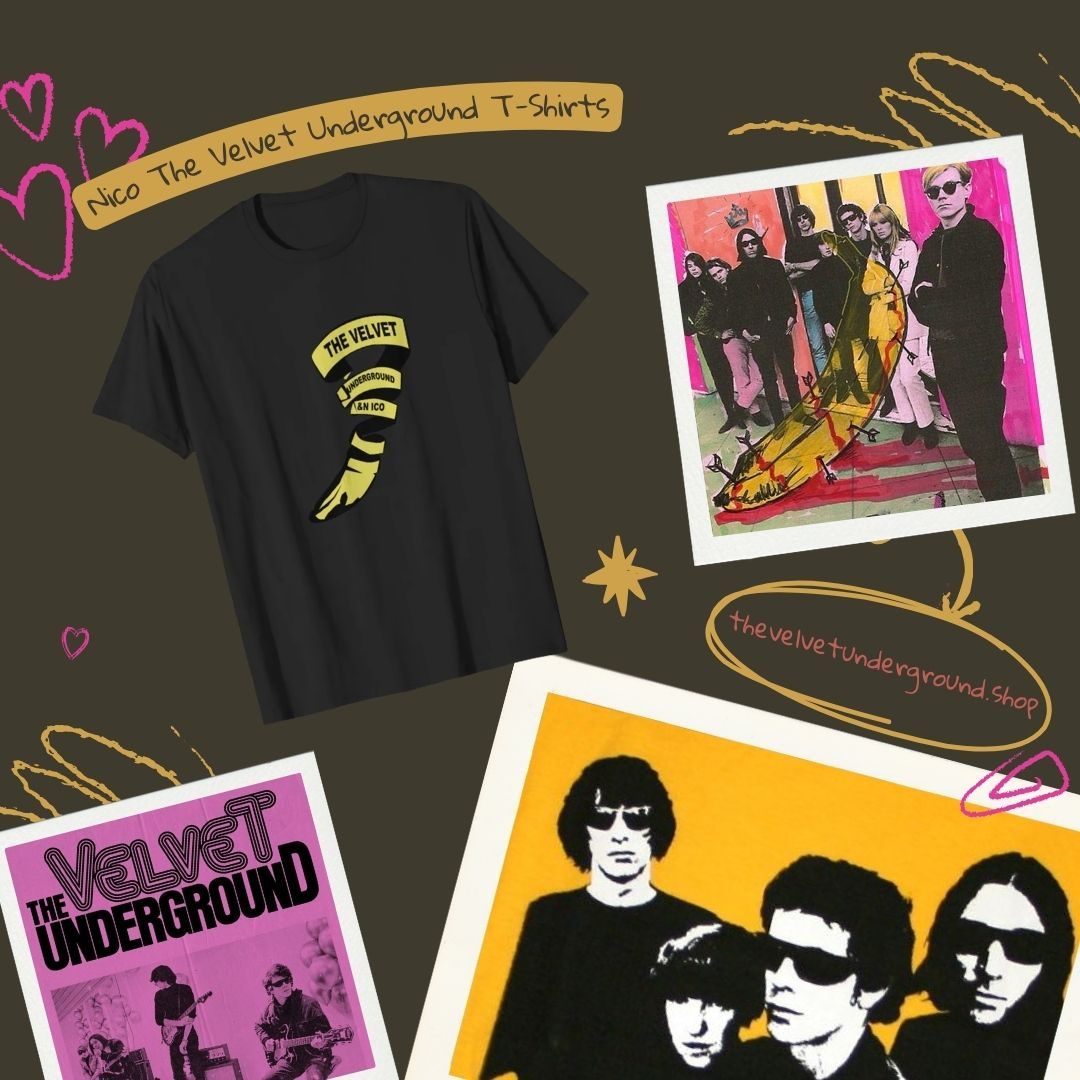 Nico PTTT1606  The Velvet Underground T-Shirts